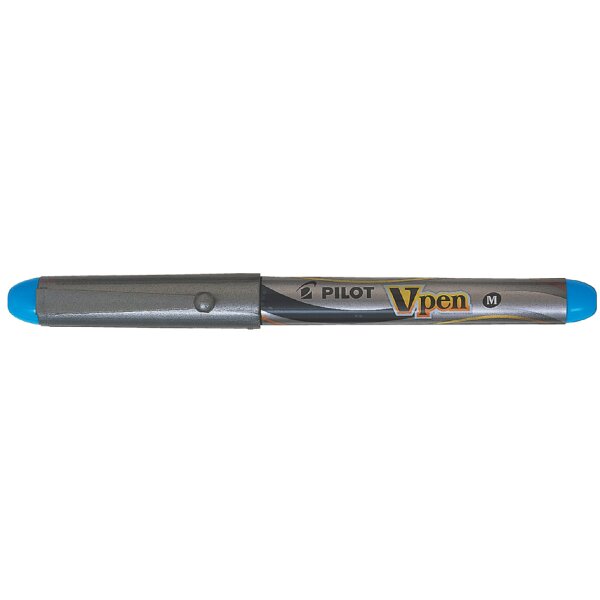 PILOT Stylo plume V-Pen Silver, turquoise