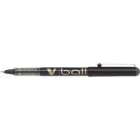 PILOT Stylo roller V Ball VB7, pointe métal, noir