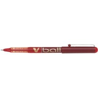 PILOT Stylo roller V Ball VB7, pointe métal, rouge