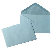 GPV Enveloppes administratives, C6, 114 x 162 mm, bleu vert