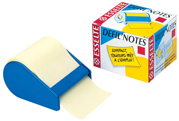 Esselte DEFILNOTES Notes adhésives, 10 m x 60 mm,