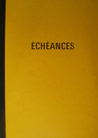 ELVE Piqûre Echéancier, 96 pages, 297 x 210 mm