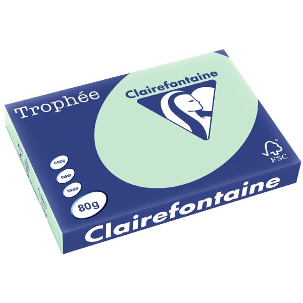 Clairefontaine Multifunktionspapier Troph&eacute;e, A3, gelb