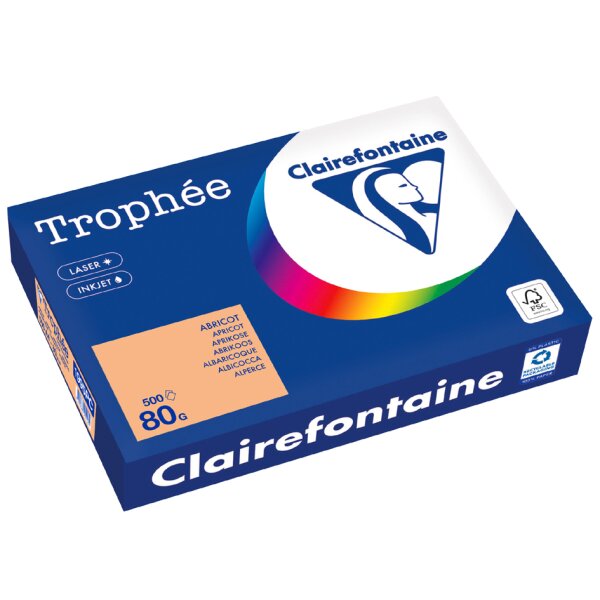 Clairefontaine Multifunktionspapier Troph&eacute;e, A4, chamois