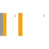ELVE Bon-Block, orange, Masse: (B)135 x (H)60 mm