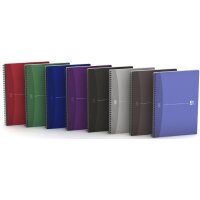 Oxford Office Spiralbuch, DIN A4, kariert, 90 Blatt, Karton