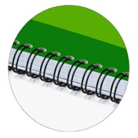 Oxford Office Spiralbuch, DIN A4, kariert, 90 Blatt, Karton