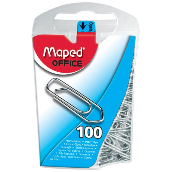 Maped Büroklammern, verzinkt, 25 mm