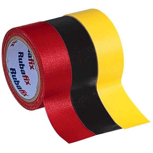 Rubafix Gewebeband, Masse: (B)19 mm x (L)3 m, schwarz