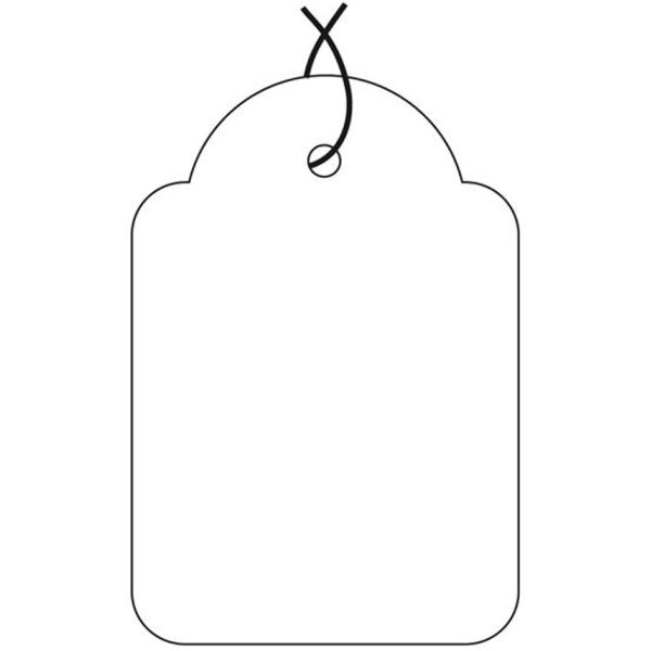 APLI Etiquette à suspendre, dimensions: 36 x 53 mm, blanc