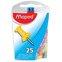 Maped Pinnwand-Nadeln, farbig sortiert, in Spenderdose
