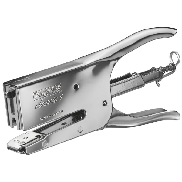 Rapid Heftzange Classic K1, Heftleistung: 50 Blatt, silber