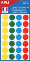 APLI Markierungspunkte, Durchmesser: 8 mm, rund, gelb
