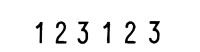 trodat Ziffernstempel Printy 4846, 6-stellig, schwarz