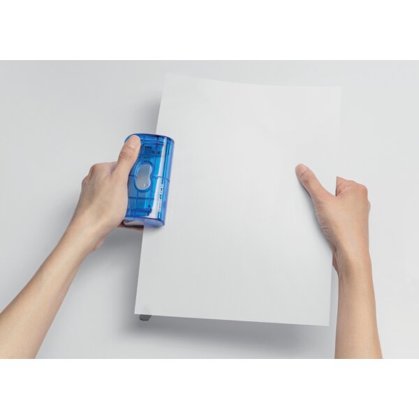 Rapid Perforateur X Ray EC 10, coque: bleu transparent