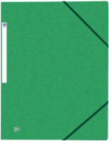Oxford Chemise à élastique Top File+, A4, vert