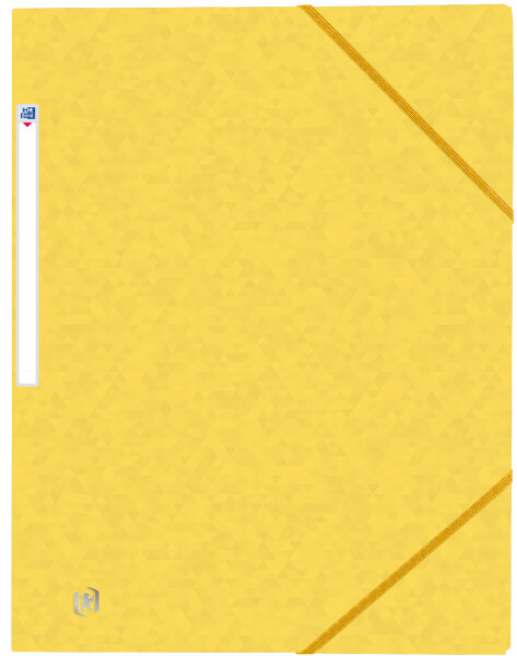 Oxford Chemise à élastique Top File+, A4, jaune