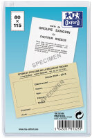 Oxford Etui de protection simple, PVC, 0,15 mm, format: A6
