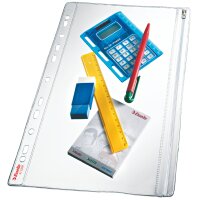 Esselte Reissverschlusstasche, PVC, genarbt, 0,20 mm