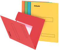 Esselte Aktenmappe, DIN A4, aus Karton, farbig sortiert