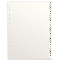 Oxford Karton-Register, A-Z, ohne "ST"...