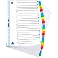 Oxford Intercalaires en carte renforcée, A-Z, 26...