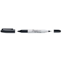 Sharpie Marqueur permanent TWIN TIP, noir