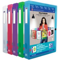 Oxford Boîte de rangement POLYVISION, A4, dos 40...