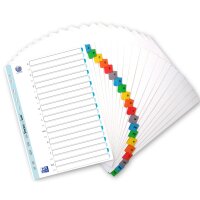 Oxford Intercalaires en carte renforcée, A-Z, 20...