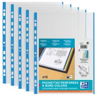 Oxford Pochettes perforées, A4 avec bords...