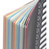 extendos Ordnungsmappe 437, DIN A4, 7 Taben farbig sortiert