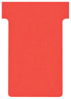 nobo Fiche T, indice 2 / 60 mm, 170 g/m2, rouge
