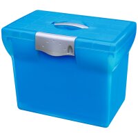 Oxford Valisette plastique ClassN Go, bleu translucide