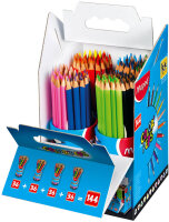 Maped Crayons de couleur COLORPEPS, pack scolaire de 144