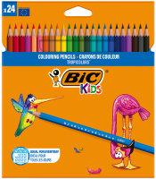 BIC KIDS Crayons de couleur Tropicolors, étui en...