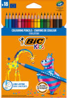 BIC KIDS Crayons de couleur Evolution ECOlutions,...