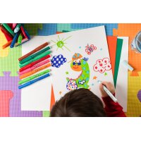 BIC KIDS Fasermaler Visacolor XL ecolutions, 48er Box