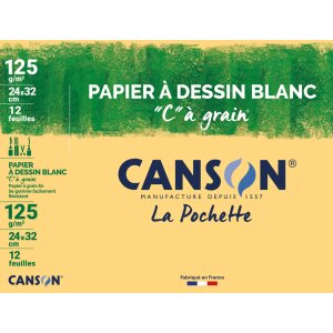 CANSON Zeichenpapier "C" à Grain, DIN...