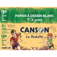 CANSON Papier à dessin C à grain, 320 x 240...