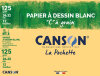 CANSON Zeichenpapier "C" à Grain, 320 x 240 mm, 224 g qm