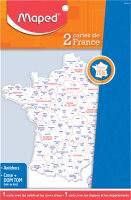 Maped Gabarit carte de France, contenu: 2 pièces