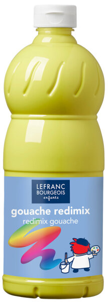 LEFRANC BOURGEOIS Gouachefarbe 1.000 ml, zitronengelb