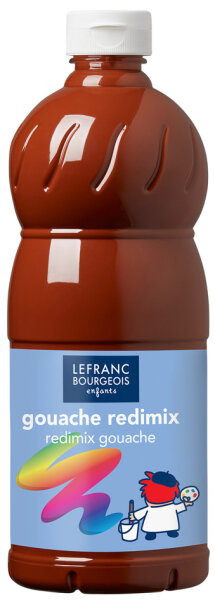 LEFRANC BOURGEOIS Gouache liquide 1.000 ml, sienne brûlée
