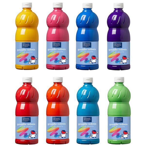 LEFRANC BOURGEOIS Gouache liquide 1.000 ml, blanc