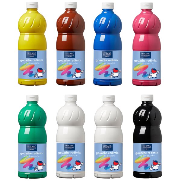 LEFRANC BOURGEOIS Gouache liquide 1.000 ml, blanc