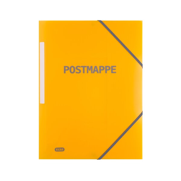Oxford Postmappe, DIN A4, PP, transparent-gelb