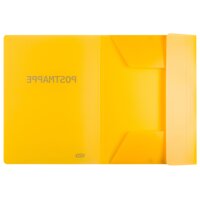Oxford Postmappe, DIN A4, PP, transparent-gelb