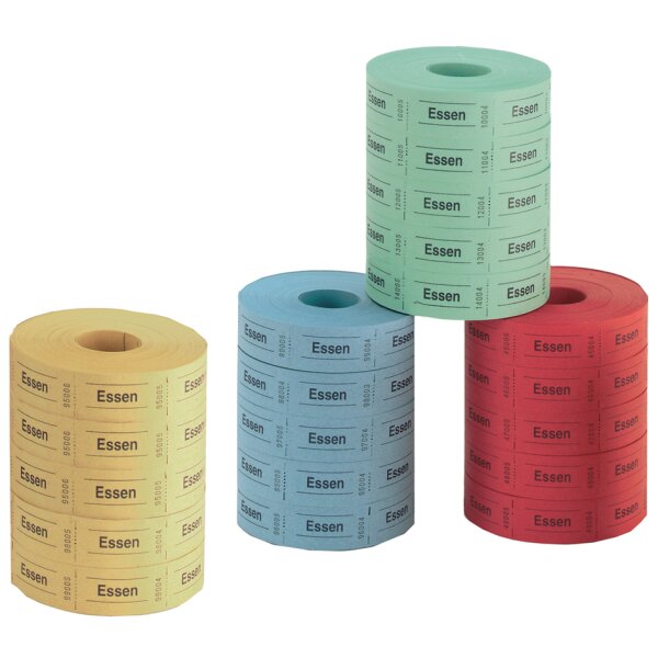 herlitz Essenmarken, 30 x 55 mm, 1.000 Abriss je Rolle