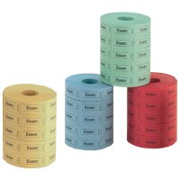 herlitz Essenmarken, 30 x 55 mm, 1.000 Abriss je Rolle