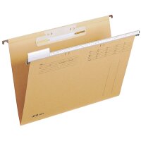 LEITZ Einsteck-Heftstreifen, 38 x 158 mm, PVC, sand